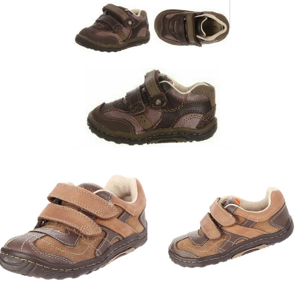 New 2 pairs Stride Rite Toddler shoes sz4